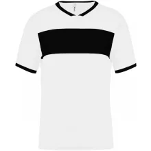 Gyerek póló Proact PA4001 Kids Short Sleeve Jersey -10/12, White/Black