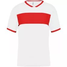Gyerek póló Proact PA4001 Kids Short Sleeve Jersey -12/14, White/Black