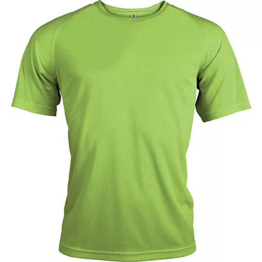 Férfi póló Proact PA438 Men S Short-Sleeved Sports T-Shirt -XS, Lime