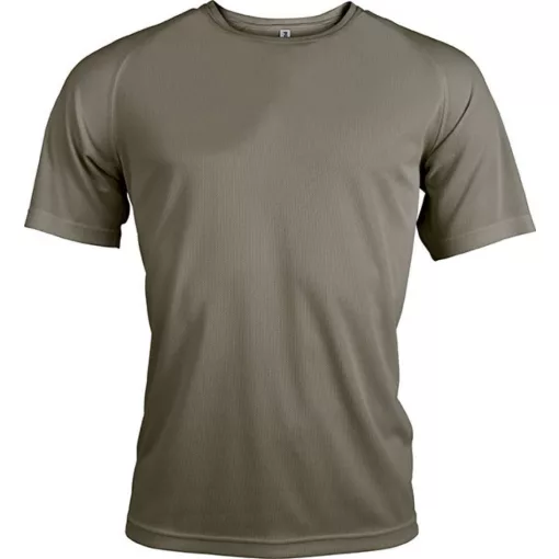 Férfi póló Proact PA438 Men S Short-Sleeved Sports T-Shirt -M, Olive