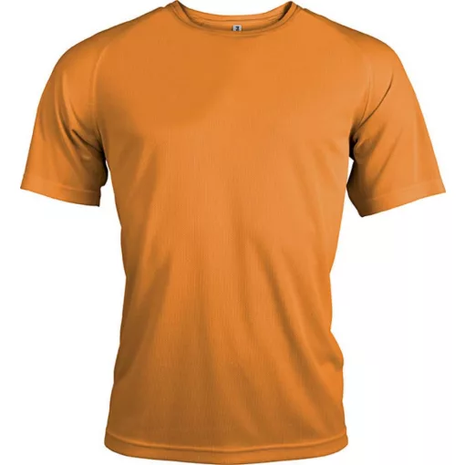 Férfi póló Proact PA438 Men S Short-Sleeved Sports T-Shirt -S, Orange