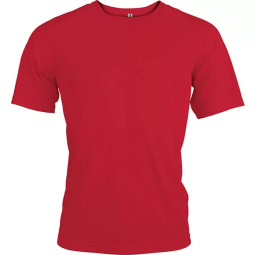 Férfi póló Proact PA438 Men S Short-Sleeved Sports T-Shirt -XS, Red