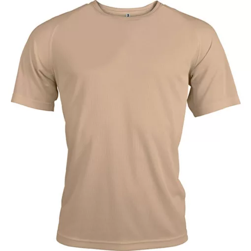 Férfi póló Proact PA438 Men S Short-Sleeved Sports T-Shirt -M, Sand