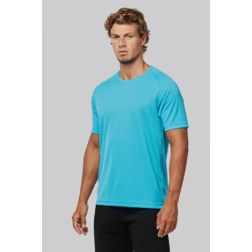 Férfi póló Proact PA438 Men S Short-Sleeved Sports T-Shirt -M, Sporty Royal Blue