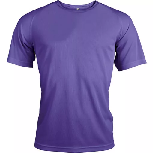 Férfi póló Proact PA438 Men S Short-Sleeved Sports T-Shirt -XS, Violet