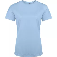 Női póló Proact PA439 Ladies Short-Sleeved Sports T-Shirt -2XL, Sky Blue