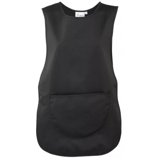Női Premier PR171 Women S pocket Tabard -XL, Black