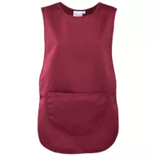 Női Premier PR171 Women S pocket Tabard -L, Burgundy