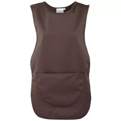 Női Premier PR171 Women S pocket Tabard -S, Brown