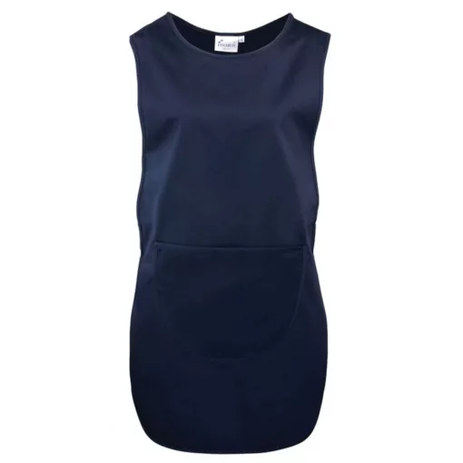Női Premier PR172 Women S Long Length pocket Tabard -M, Navy