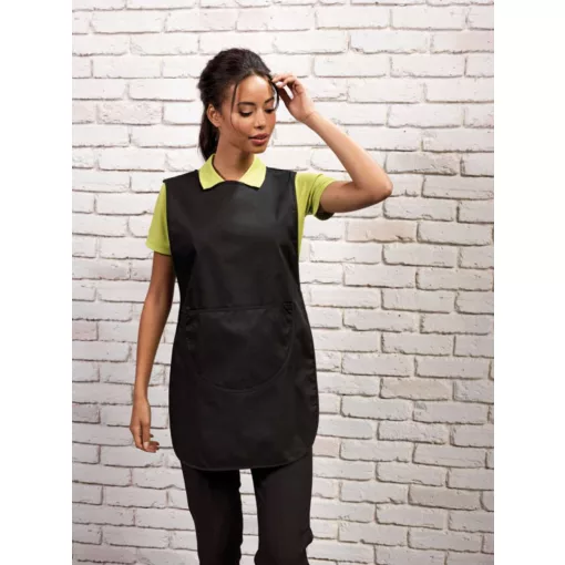 Női Premier PR172 Women S Long Length pocket Tabard -M, Navy