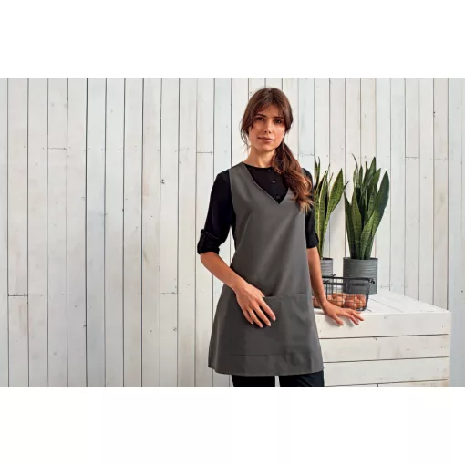 Női Premier PR177 ‘Tulip Wrap Around Tunic -L/XL, Dark Grey
