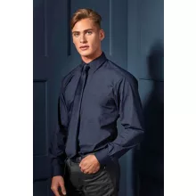 Férfi ing Premier PR200 Men S Long Sleeve poplin Shirt -L, White