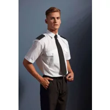 Férfi ing Premier PR212 Men’S Short Sleeve pilot Shirt -L/XL, Light Blue