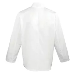   Uniszex kabát Premier PR657 Long Sleeve Chef’S Jacket -L, White