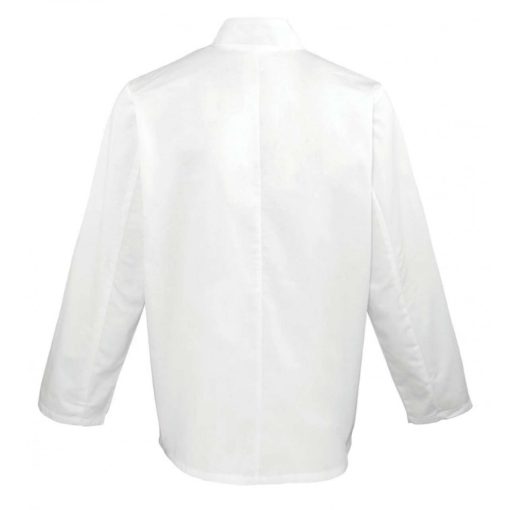 Uniszex kabát Premier PR657 Long Sleeve Chef’S Jacket -L, White
