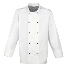 Uniszex kabát Premier PR661 ‘Cuisine Long Sleeve Chef’S Jacket -4XL, White