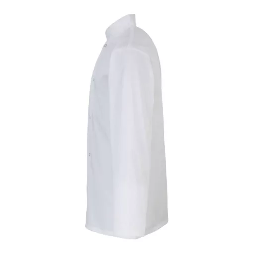 Férfi kabát Premier PR665 Chef S Long Sleeve Stud Jacket -XS, White