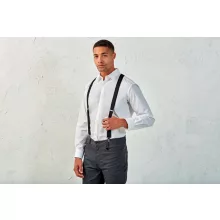 Férfi nadrág Premier PR701 Clip-On Trouser Braces/Suspenders -Egy méret, Black