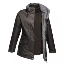 Női kabát Regatta RETRA148 Women S Benson Iii - Breathable 3 In 1 Jacket -2XL, Black/B