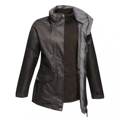 Női kabát Regatta RETRA148 Women S Benson Iii - Breathable 3 In 1 Jacket -3XL, Black/B