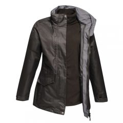 Női kabát Regatta RETRA148 Women S Benson Iii - Breathable 3 In 1 Jacket -L, Black/Bla