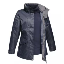 Női kabát Regatta RETRA148 Women S Benson Iii - Breathable 3 In 1 Jacket -2XL, Navy/Na