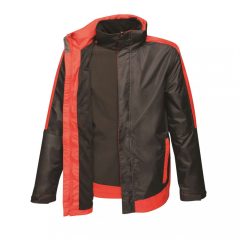 Férfi kabát Regatta RETRA151 Contrast 3-In-1 Softshell Inner Jacket -XS, Classic Red/B