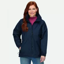 Női kabát Regatta RETRA306 Hudson Women - Fleece-Lined Jacket -XS, Navy