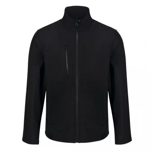 Uniszex kabát Regatta RETRA610 Ablaze 3 Layer printable Softshell Jacket -3XL, Black/B