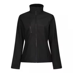 Női kabát Regatta RETRA613 Women S Ablaze 3 Layer printable Softshell Jacket -10, Blac