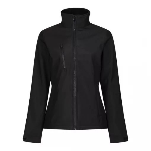 Női kabát Regatta RETRA613 Women S Ablaze 3 Layer printable Softshell Jacket -14, Blac