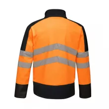 Uniszex Softshell Regatta RETRA625 Hi-vis pro 3 Layer Softshell -3XL, Orange/Navy