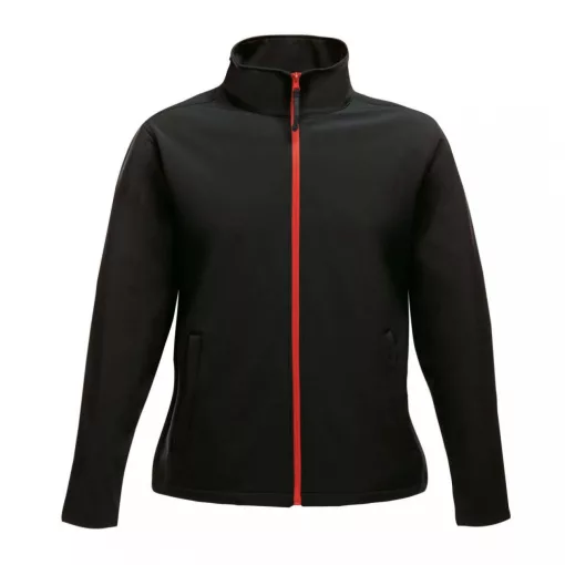 Női Regatta RETRA629 Ablaze Women S printable Softshell -2XL, Black/Classic Red
