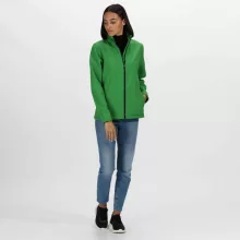 Női Regatta RETRA629 Ablaze Women S printable Softshell -S, Extreme Green/Black