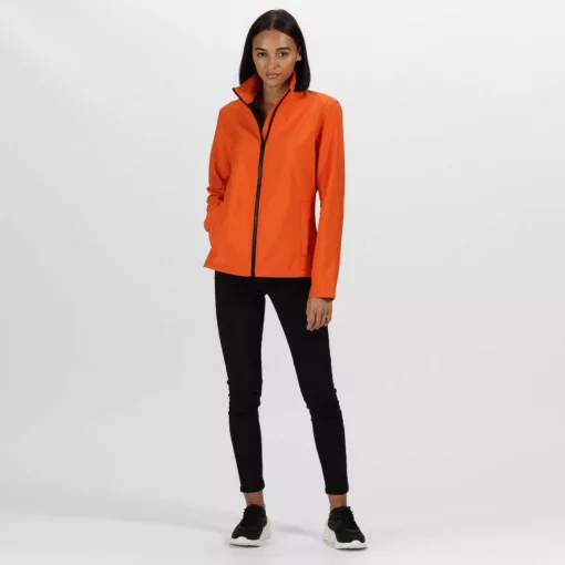 Női Regatta RETRA629 Ablaze Women S printable Softshell -2XL, Magma/Black