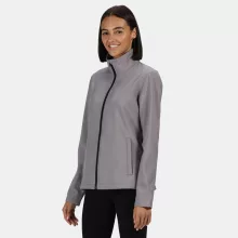 Női Regatta RETRA629 Ablaze Women S printable Softshell -3XL, Rock Grey/Black