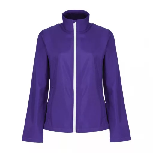 Női Regatta RETRA629 Ablaze Women S printable Softshell -2XL, Vibrant Purple/Black