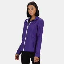 Női Regatta RETRA629 Ablaze Women S printable Softshell -S, Vibrant Purple/Black