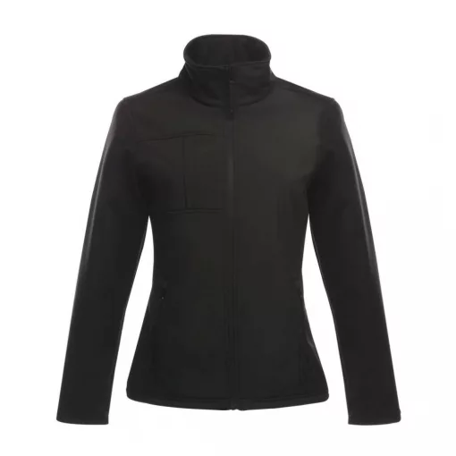 Női Regatta RETRA689 Women S Octagon Ii printable 3 Layer Membrane Softshell -L, Black