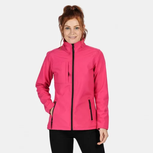Női Regatta RETRA689 Women S Octagon Ii printable 3 Layer Membrane Softshell -3XL, Hot