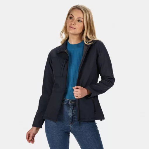 Női Regatta RETRA689 Women S Octagon Ii printable 3 Layer Membrane Softshell -XL, Navy