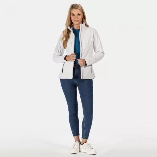 Női Regatta RETRA689 Women S Octagon Ii printable 3 Layer Membrane Softshell -2XL, Whi