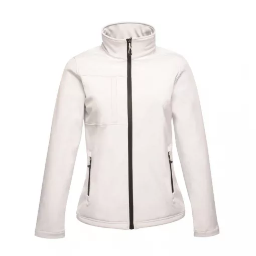 Női Regatta RETRA689 Women S Octagon Ii printable 3 Layer Membrane Softshell -L, White