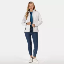 Női Regatta RETRA689 Women S Octagon Ii printable 3 Layer Membrane Softshell -L, White