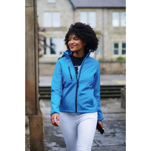 Női kabát Regatta RETRA702 Women S venturer 3 Layer Hooded printable Softshell Jacket 