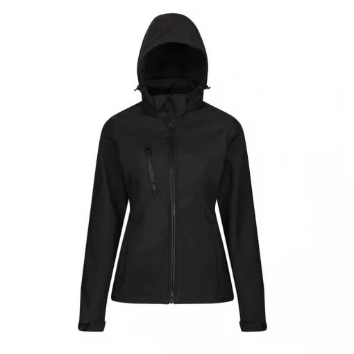 Női kabát Regatta RETRA702 Women S venturer 3 Layer Hooded printable Softshell Jacket 