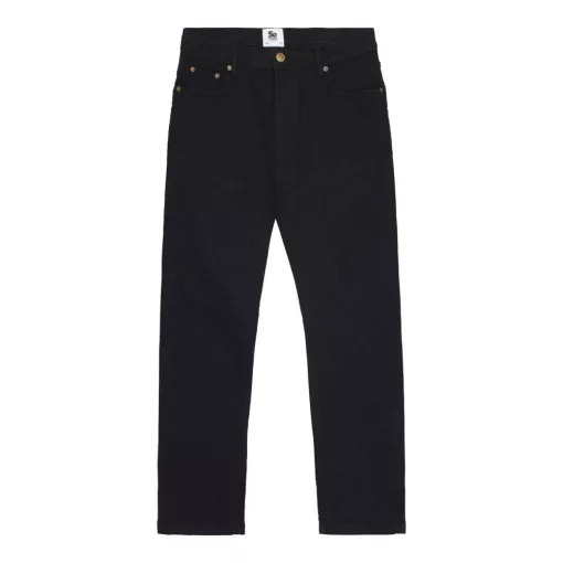 Férfi nadrág So Denim SD001 Leo Straight Jeans -40-R, Black