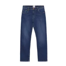 Férfi nadrág So Denim SD001 Leo Straight Jeans -28-L, Dark Blue Wash