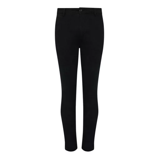 Férfi nadrág So Denim SD020 Adam Slim Chinos -34-L, Black